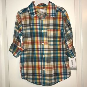 Carters Boys Button Up Shirt